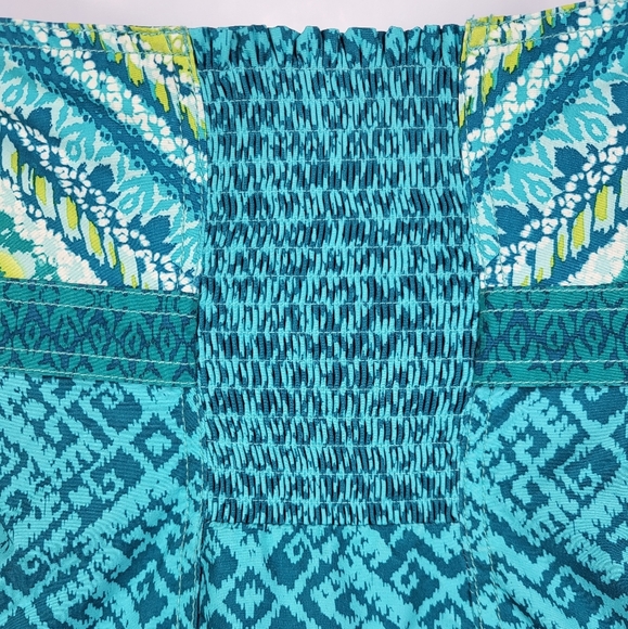 Athleta Pack Everywhere Packable Halter Dress in Blue Abstract 406747 Size 6 - Picture 6 of 11